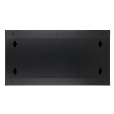 5. Extralink LITE 4U 530x400 Wandschrank, schwarz, freistehend/Wand-/Bodenregal, schwarz