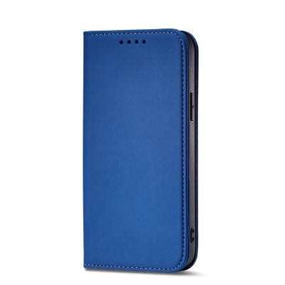 9. Magnetkartenetui für Samsung Galaxy S23 Ultra Flip Cover Wallet Stand blau