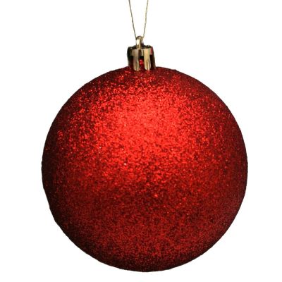 20. Dekorative Plastikkugeln, sicher, 9 Stück, Durchmesser 60 mm, rot