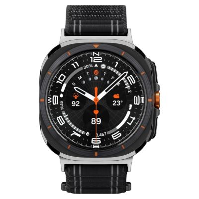 3. Spigen WBF0 Armband für Samsung Galaxy Watch Ultra 47 mm – Schwarz