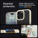 4. Spigen Crystal Hybrid-Hülle für iPhone 15 Pro Max – transparent und beige