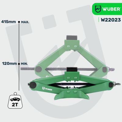 10. Trapezförmige Autohebebühne 2T 120-415 kg W22023 WUBER