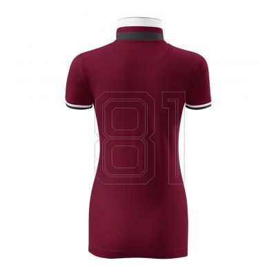 2. Malfini Collar Up W MLI-25786 Granatrotes Poloshirt