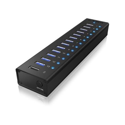 2. Icy Box 13-Port USB 3.0 Hub mit USB-Ladeanschluss (IB-AC6113)