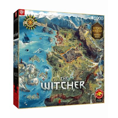 Puzzle Good Loot: The Witcher – Karte der Nördlichen Königreiche, 1000 Teile