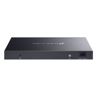 2. TP-Link Omada SG3428XMPP Netzwerkkabel, verwalteter L2+ Gigabit-Ethernet-Port (10/100/1000) mit PoE-Unterstützung, 1 HE, Schwarz
