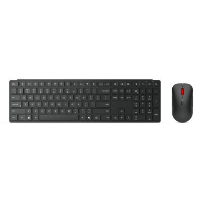 Lenovo 4X31S04814 Tastatur und Maus inklusive, Office RF Wireless + Bluetooth, Deutsch, Schwarz