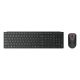 Lenovo 4X31S04814 Tastatur und Maus inklusive, Office RF Wireless + Bluetooth, Deutsch, Schwarz