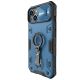2. Nillkin CamShield Armor Pro Case iPhone 14 Plus gepanzerte Abdeckung mit Kameraabdeckungsringständer blau