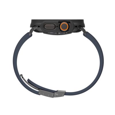 7. AmazingThing Radix Displayschutzfolie aus Glas mit Hülle für Apple Watch Ultra 3 49 mm – Schwarz