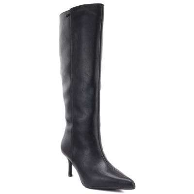 Damen-Lederstiefel mit hohem Absatz, gefüttert, schwarz, Big Star UU274497