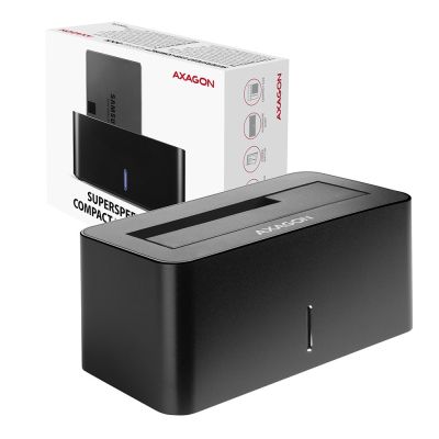 8. Axagon ADSA-SN Festplatten-Dockingstation, USB 3.2 Gen 1 (3.1 Gen 1) Type-A, Schwarz