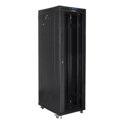6. Lanberg FF01-8842-12BL 42U freistehendes Rack Schwarz