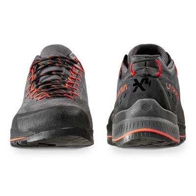 4. La Sportiva TX4 Evo GTX Zustiegsschuhe – Carbon/Tomate