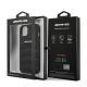8. AMG AMHCP14MGSEBK iPhone 14 Plus 6,7 "schwarz / schwarzes Hardcase Leder geprägte Linien