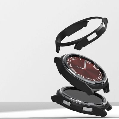 8. Ringke Slim 2er-Pack Hülle für Samsung Galaxy Watch 6 Classic 43 mm - Schwarz und Transparent
