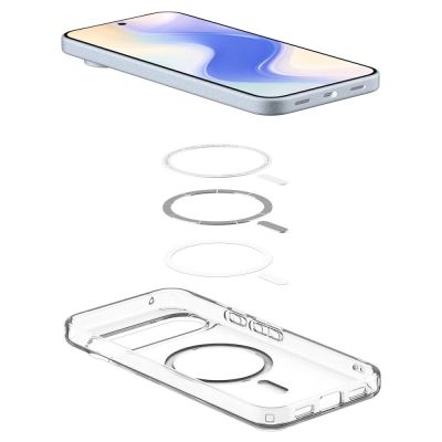 8. Spigen Ultra Hybrid Mag MagSafe Case für Google Pixel 10 / 10 Pro - Klar und Weiß