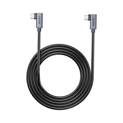 UNITEK USB-C-Kabel, abgewinkelt 90°/90° PD 100W Stecker/Stecker, 1 m