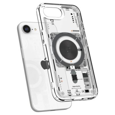 6. Spigen Ultra Hybrid MagSafe Hülle für iPhone 16e / 17e Neo One – Transparent