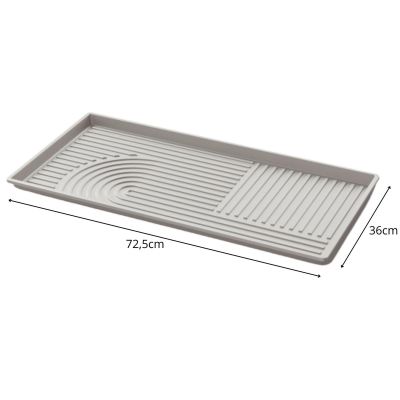 3. GROSSER ABTROPF-SCHUHSTÄNDER TASSY DRY PAD HELLBRAUN PROSPERPLAST