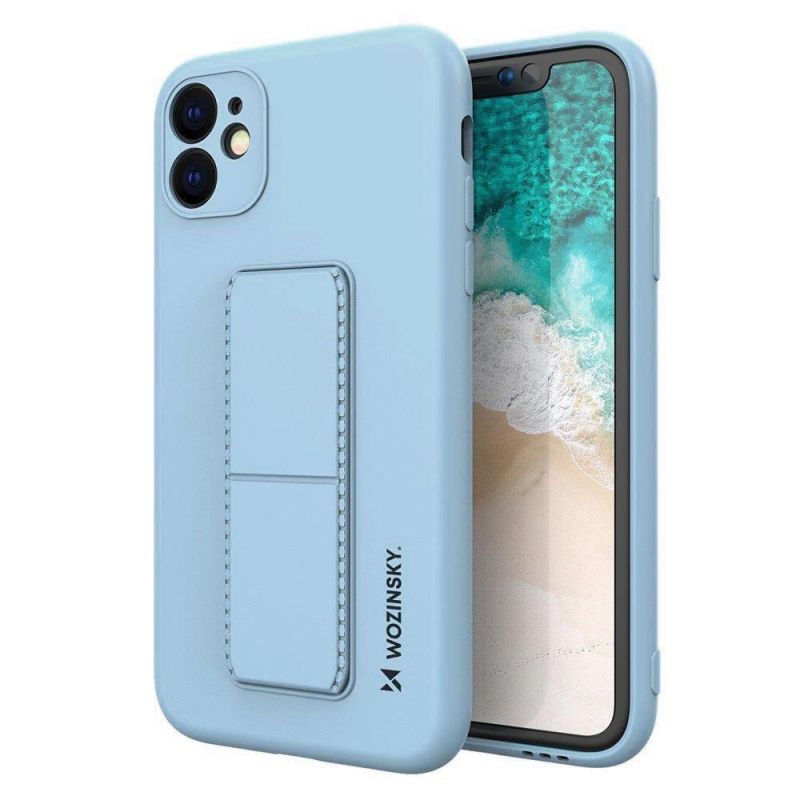Wozinsky Kickstand Case Silikonhülle mit Ständer für Samsung Galaxy A72 4G Hellblau