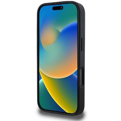 5. DKNY Checkered Pattern Magsafe Hülle für iPhone 16 Pro – Schwarz