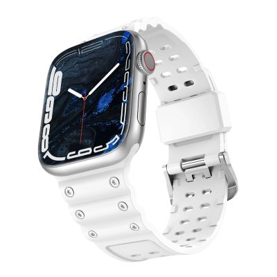 4. Strap Triple Protection für Apple Watch 38 / 40 / 41 mm Armband - weiß