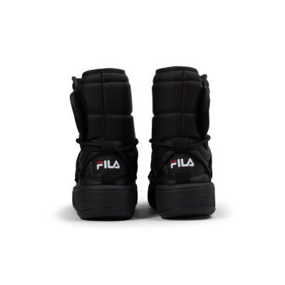 6. Fila Superbubble Boot Winterstiefel Stiefeletten Schwarz Damen Sport isoliert
