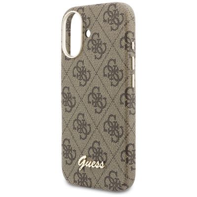 6. Guess 4G Script MagSafe Hülle für iPhone 17 - Braun