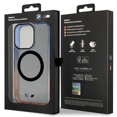 8. Hülle BMW BMHMP14LHTGE iPhone 14 Pro 6.1" grau/grau Hardcase Gradient Bumper MagSafe