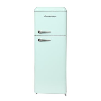 2. Ravanson LKK-210RM Retro-Kühlschrank 545 x 585 x 1470 mm | 160 l | Energieeffizienzklasse E | Mint