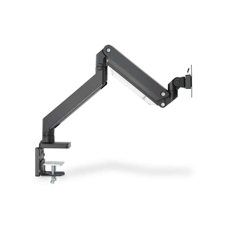 23. Einzelner Tischarm mit Klemme für 1xLCD mit Gasfeder, max. 35 Zoll und 15 kg