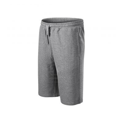 Malfini Comfy M MLI-61112 dunkelgraue Melange-Shorts