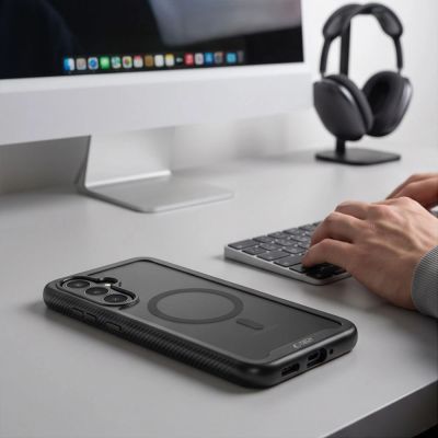 8. Tech-Protect Defense MagSafe Hülle für Samsung Galaxy S26 FE – Mattschwarz