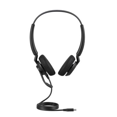 2. Jabra 4099-410-299 Kopfhörer/Headset, kabelgebunden, Kopfbügel, USB Typ-C, Schwarz