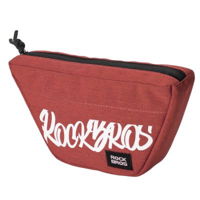 Rockbros G011 Flash Journey Lenkertasche – Trapezförmig, Rot