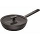 Chef-Bratpfanne 26 cm (2,8 l) mit Antihaftbeschichtung und Hartschalendeckel