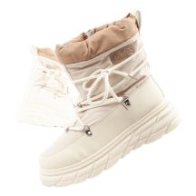 Lee Cooper Damen Winter-Wanderschuhe, isoliert, Beige und Creme