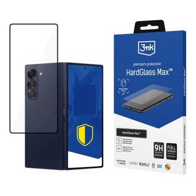 3mk HardGlass Max Black gehärtetes Glas für Samsung Galaxy Z Fold 6 (Vorderseite)