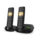 6. Gigaset PURE 100A Duo – Schnurloses Telefon – Anrufbeantworter mit Anruferkennung – ECO DECT/GAP – + Zusätzliches Mobilteil