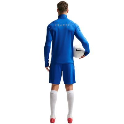 6. Nike France Dri-Fit FFF Strike Herrenshorts Blau IB4609 480