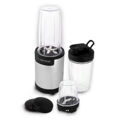 16. Esperanza NUTRI BOMB EKM030 Sportmixer zum Zerkleinern (900W; schwarz und silber)