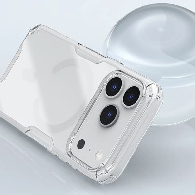 7. Nillkin Nature TPU Pro MagSafe-kompatible Hülle für iPhone 17 Pro – Weiß