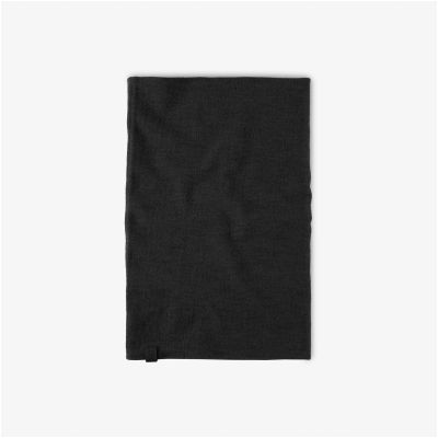 Buff Merino Fleece Schlauchschal – black