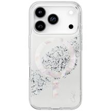 Uniq Coehl Crystelle Magnetische Ladehülle für iPhone 17 Pro – Silber