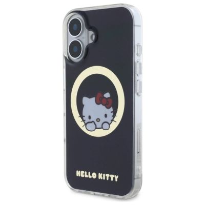 2. Hello Kitty IML Sweet Kitty Magsafe Hülle für iPhone 16 – Schwarz