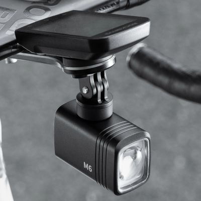 9. Rockbros M6 1000 lm wiederaufladbare Fahrrad-Frontleuchte 2800 mAh - Schwarz