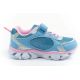 4. Leomil Kinder-Sportschuhe, Sneaker, Stitch Light mit Klettverschluss, blaue LED-Beleuchtung