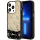 Guess GUHCP14LLC4PSGK iPhone 14 Pro 6.1" schwarz/schwarz Hardcase Liquid Glitter 4G Transculent