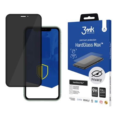 9H 3mk HardGlass Max Privacy™ Sichtschutzglas für iPhone 11 Pro Max